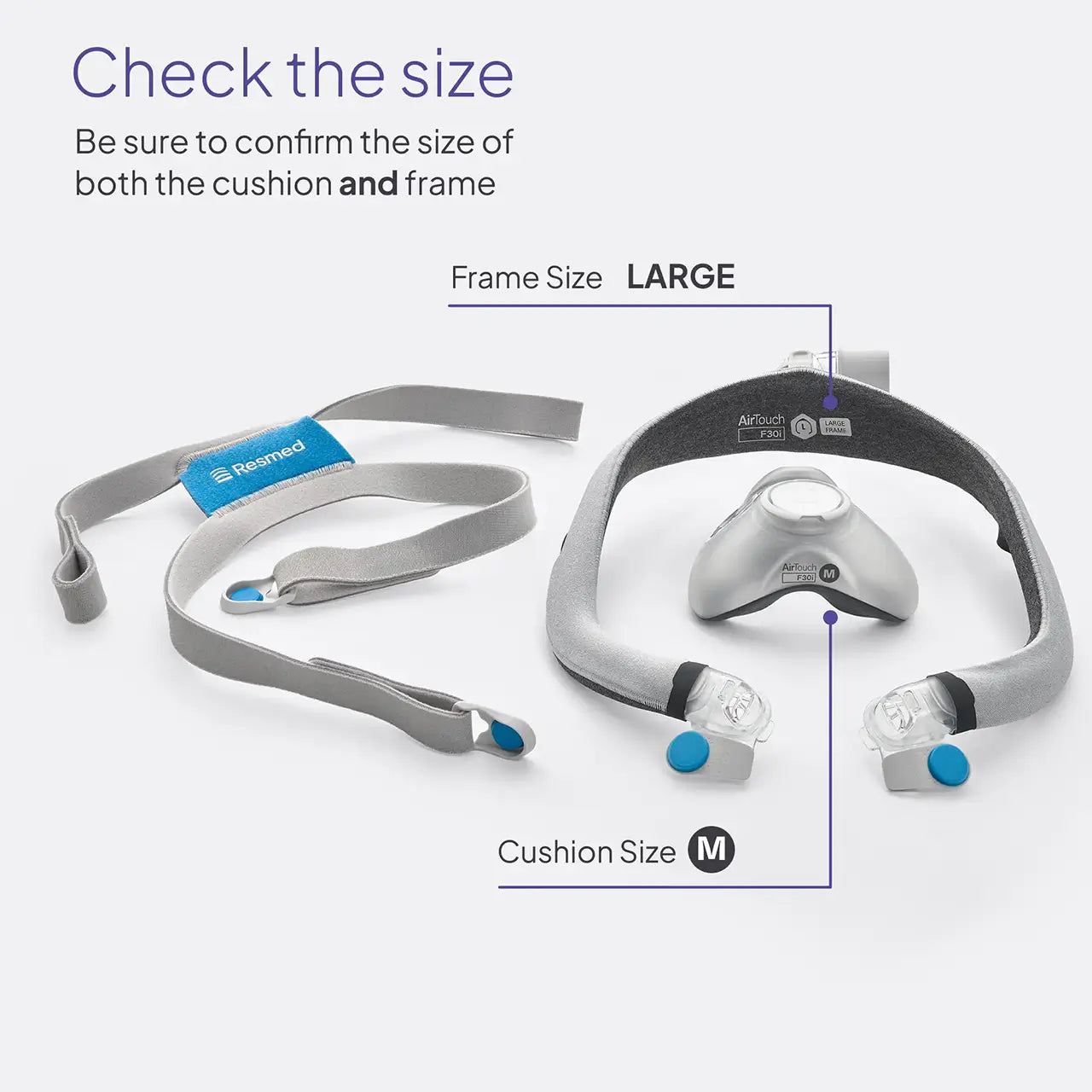 Resmed AirTouch F30i Comfort Frame & Elbow