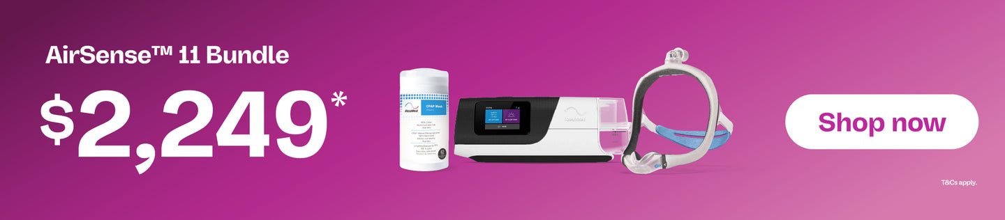 Main Homepage banner promoting AirSense 11 Bundle for 2249