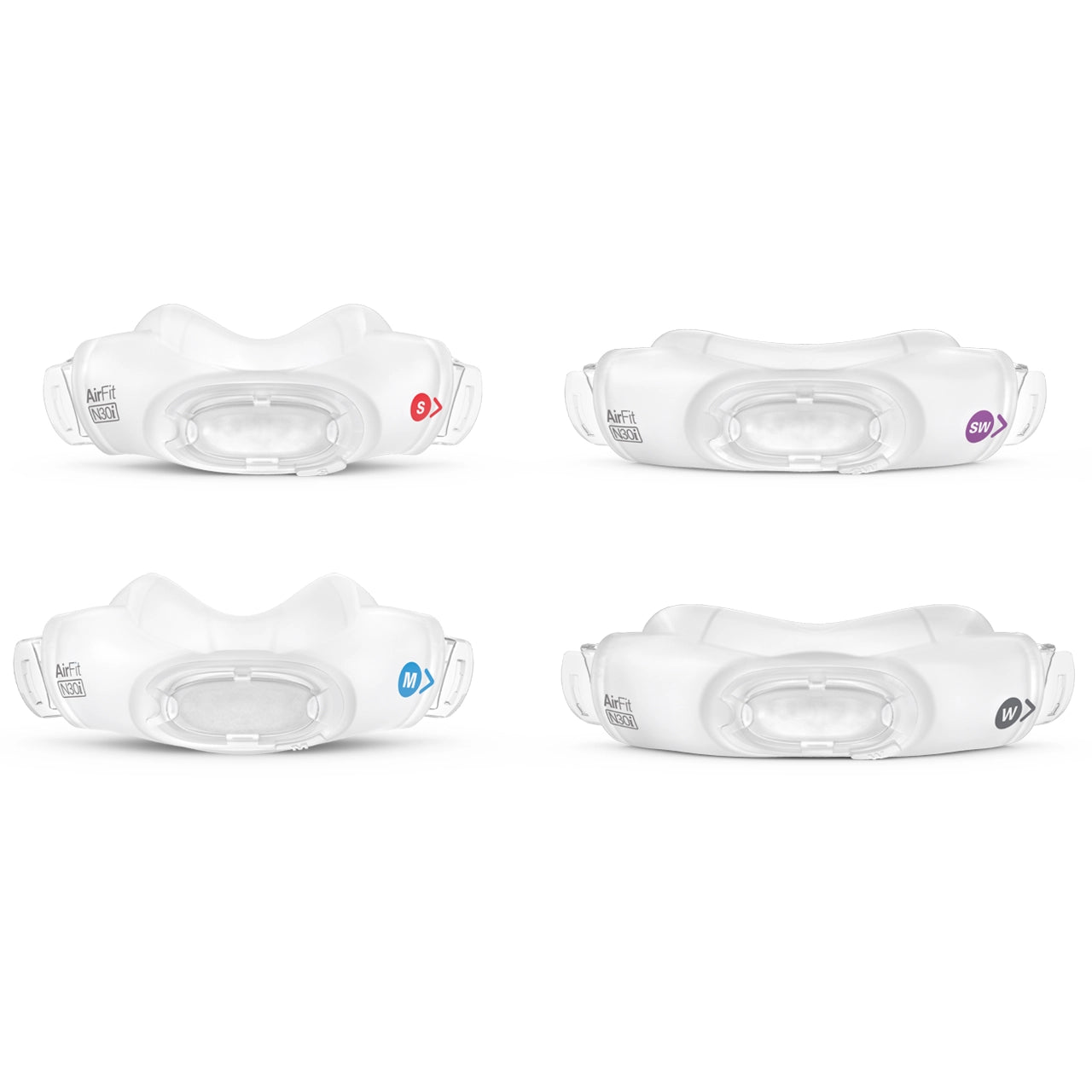 AirFit N30i All Cushions Front View