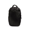 The Resmed Luxe, A black nylon backpack with dual top handles, a front slip pocket, and zippered side pockets, photographed against a solid white background.