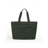 Luxe Tote bag An olive green tote bag with dark gray handles, shown from the front on a clean white background.