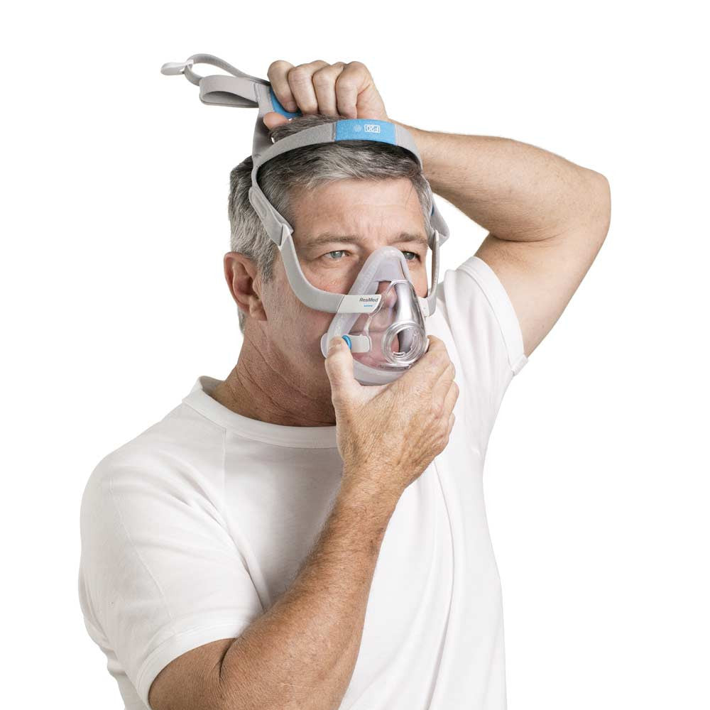 ResMed AirTouch Full Face CPAP mask with innovative foam cushion